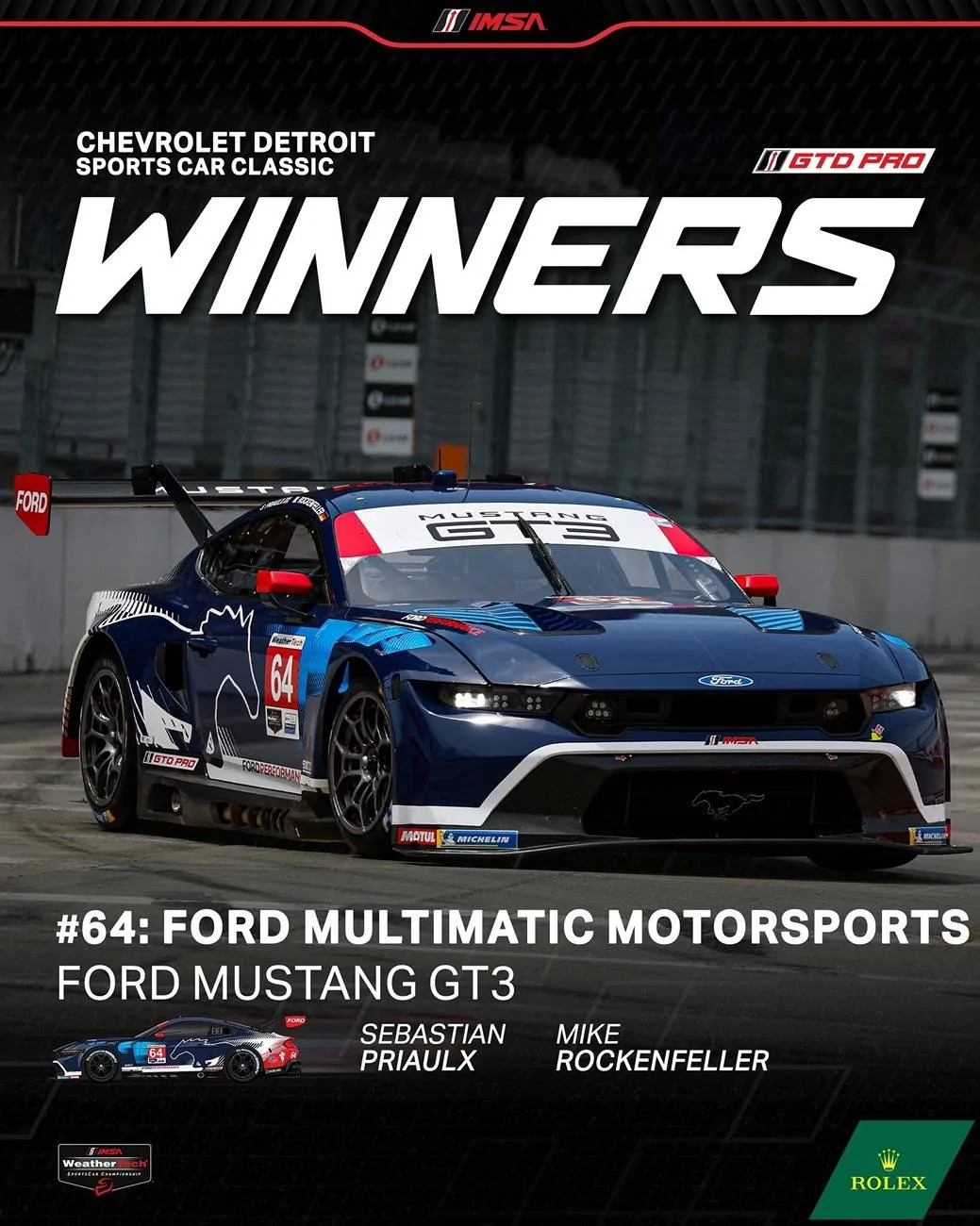 S650 Mustang Mustang GT3 Wins Detroit Grand Prix - IMSA WeatherTech SportsCar Championship GTD PRO IMG_5084