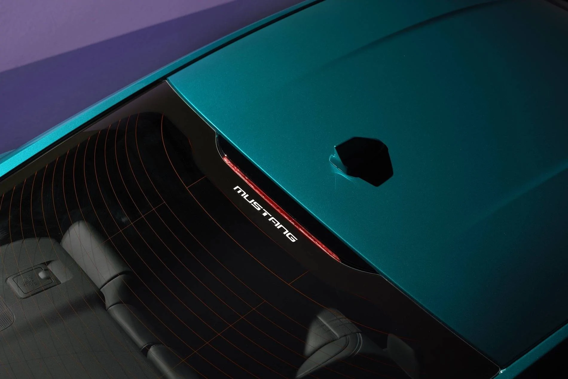 S650 Mustang 2026 FX Package revealed in new Adriatic Blue Metallic color 2026-Ford-Mustang-GT-FX-Package-Reveal-Photos-Exterior-015-roof-third-brake-light-Mustang-scr