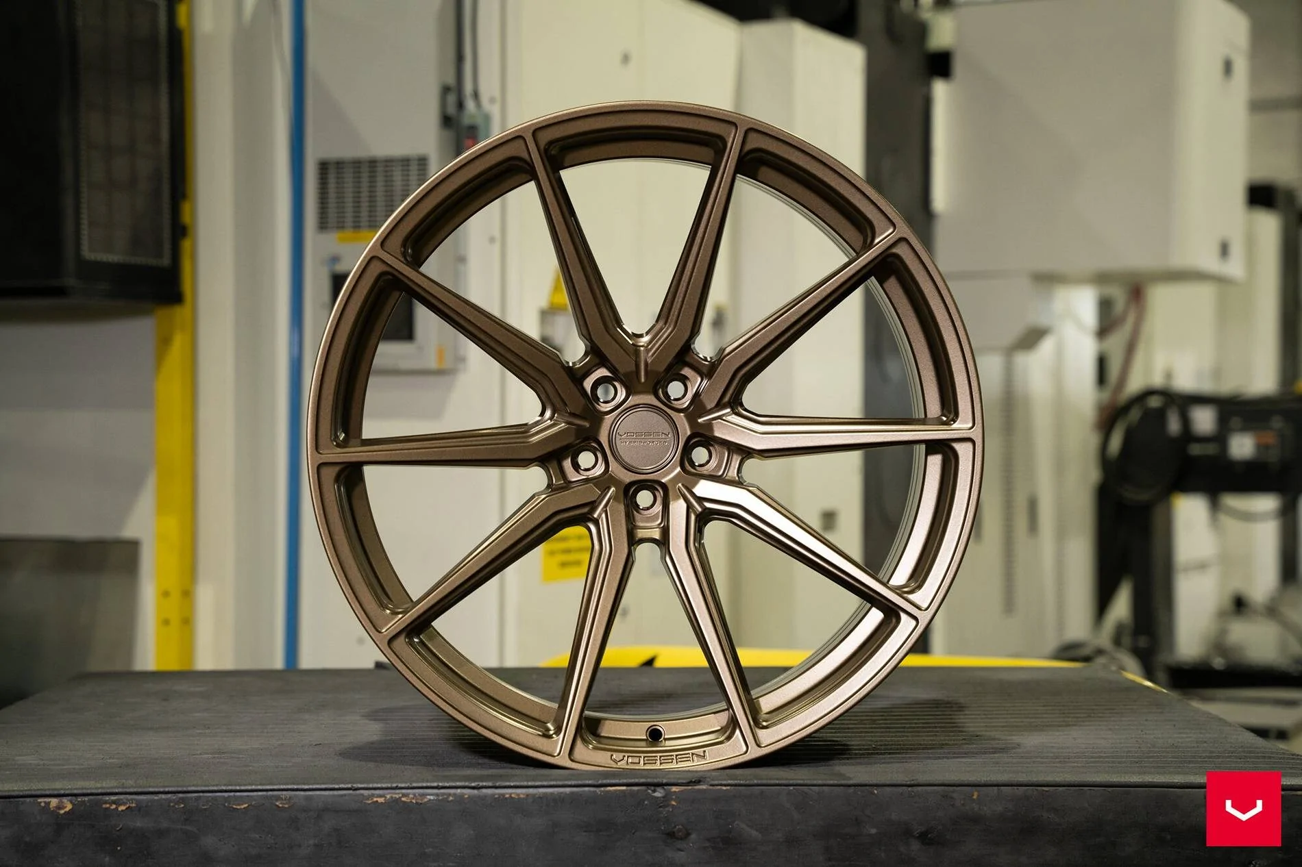 S650 Mustang Vossen HF-1 HF-2 HF-3 HF-4T HF-5 HF-7| Hybrid Forged Series | Member Pricing | Team VIBE Vossen-HF-3-Carbon-Caps-C39-Satin-Bronze-Hybrid-Forged-Series-©-Vossen-Wheels-2024-2-2-2000x1