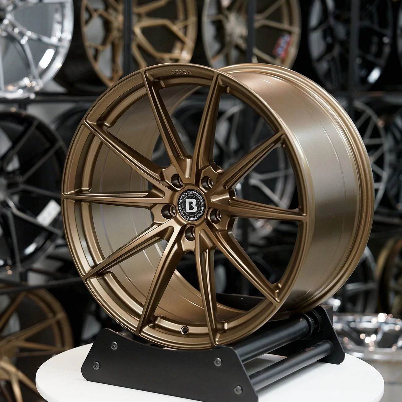 S650 Mustang 20" Brada FormTech Series CX1 CX3 S650 Ford Mustang BRADA-CX1-SATIN-BRONZE-2