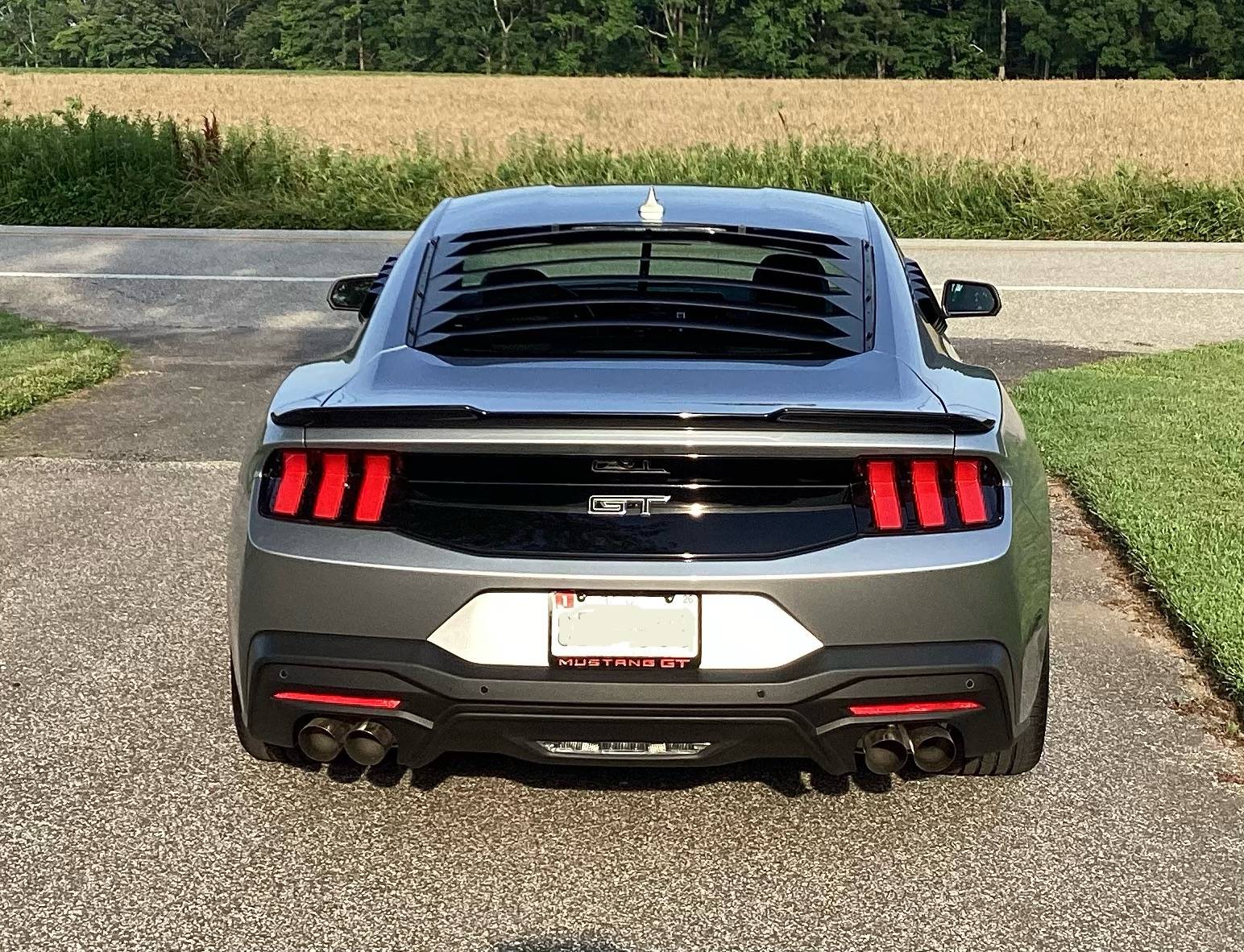 S650 Mustang New 2025 GT premium with rear louvers and other exterior mods IMG_7176