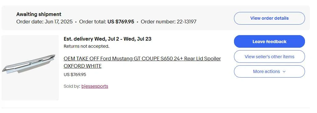 S650 Mustang FINALLY! A Spoiler on my GT Spoiler