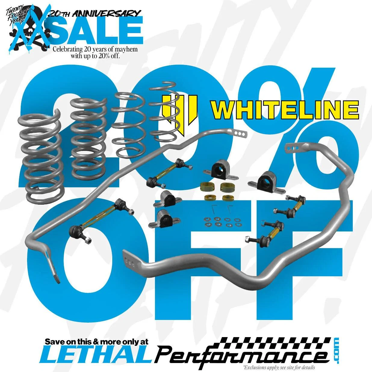 S650 Mustang Our 20 Year Anniversary Sale Has BEGUN! whitelin