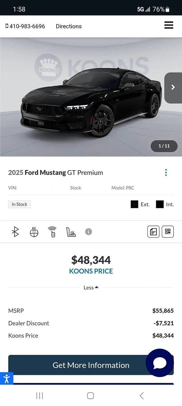 S650 Mustang NEW Shadow Black 2025 GT Screenshot_20250531_135828_Chrom