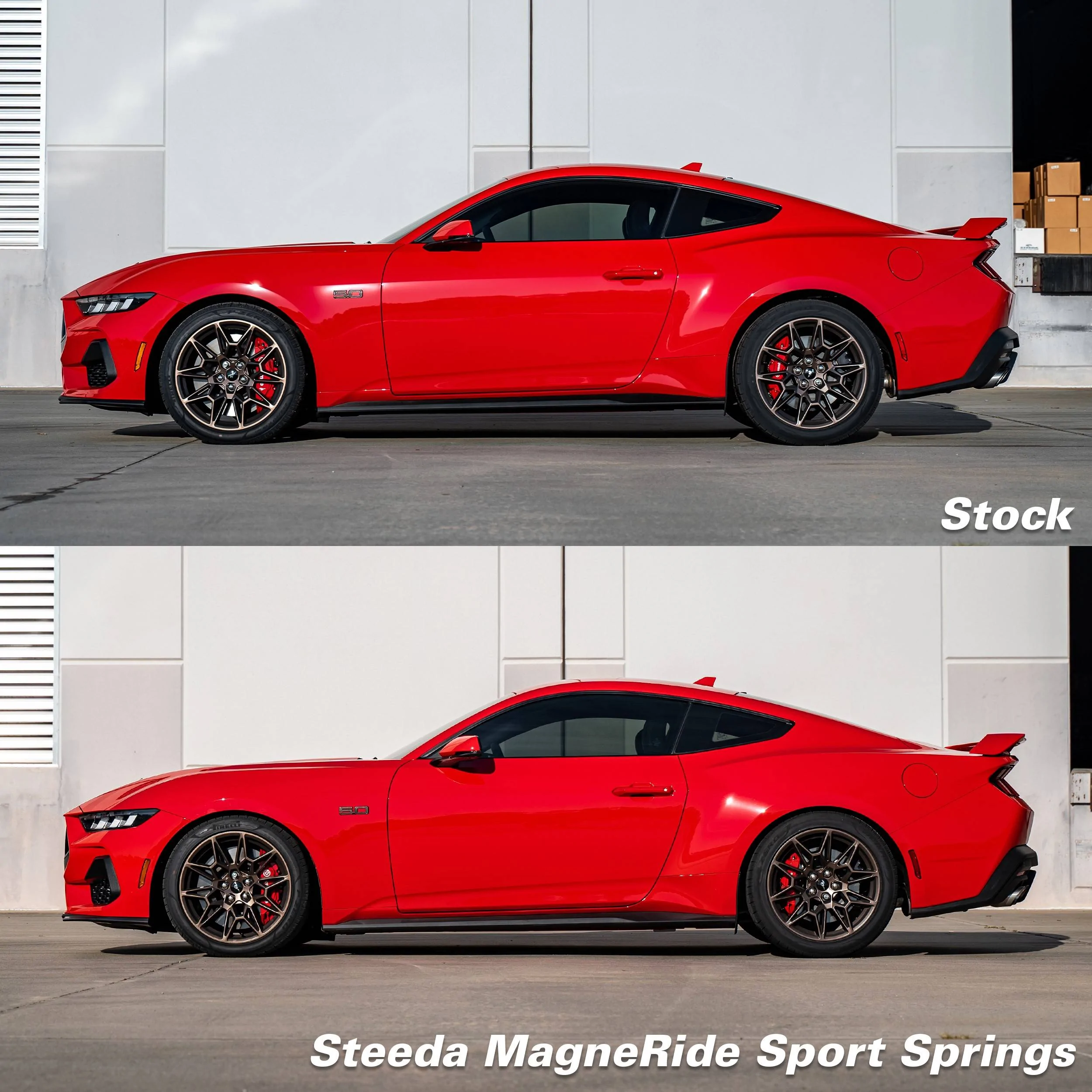 S650 Mustang Mustang GT - Lowered with Velgens 555-8242-2