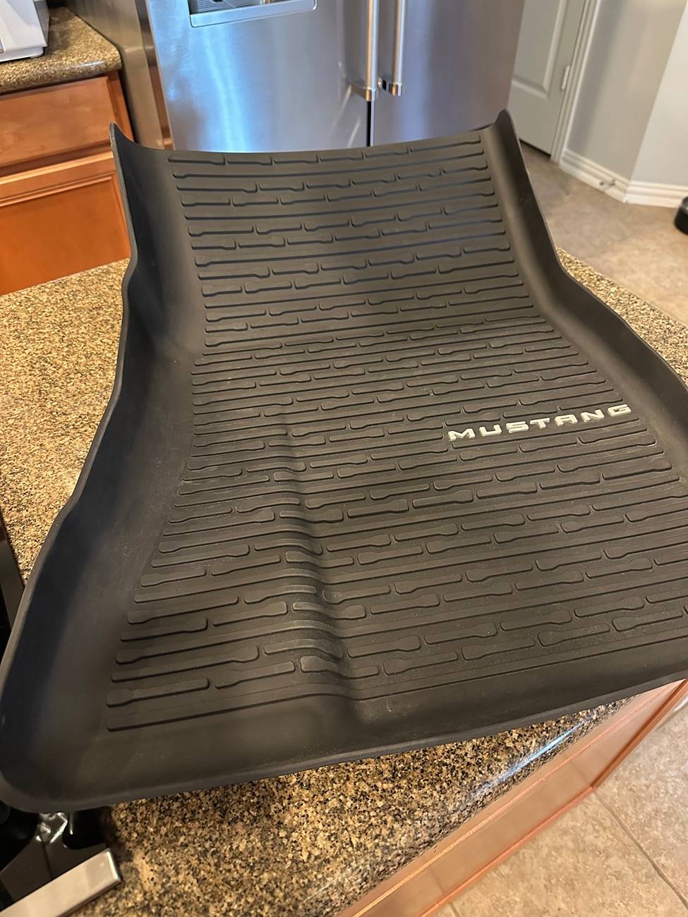 S650 Mustang Cleaning floor mats (all weather) and Shoe Cleaner 🤔👟🫧 IMG_4103