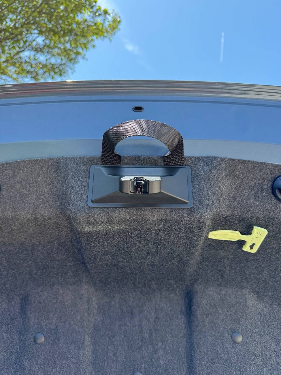 S650 Mustang Installing DK's Garage Trunk Pull IMG_5677