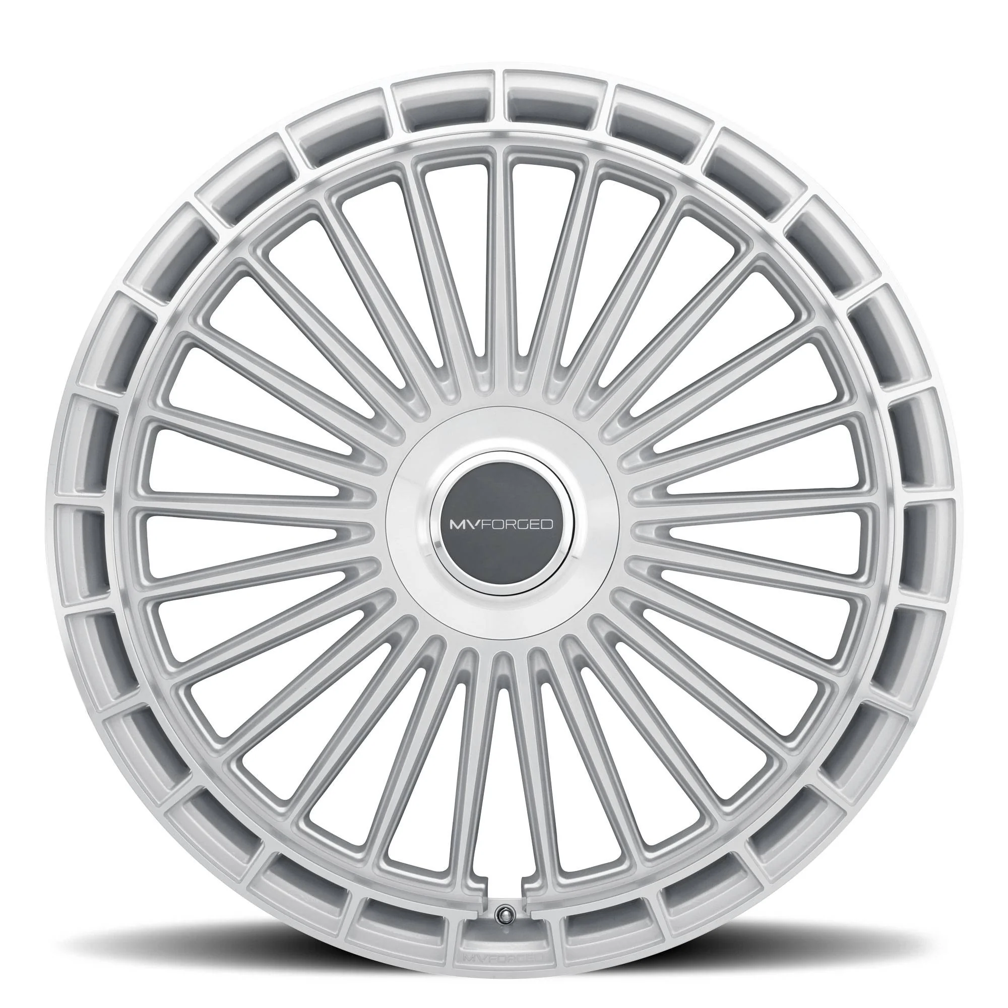 S650 Mustang New MVFORGED+ MVF5 MVF40 Vertical Forged - Wheel Designers er-wheel-5lug-silver-machined-face-24x10-face-2000