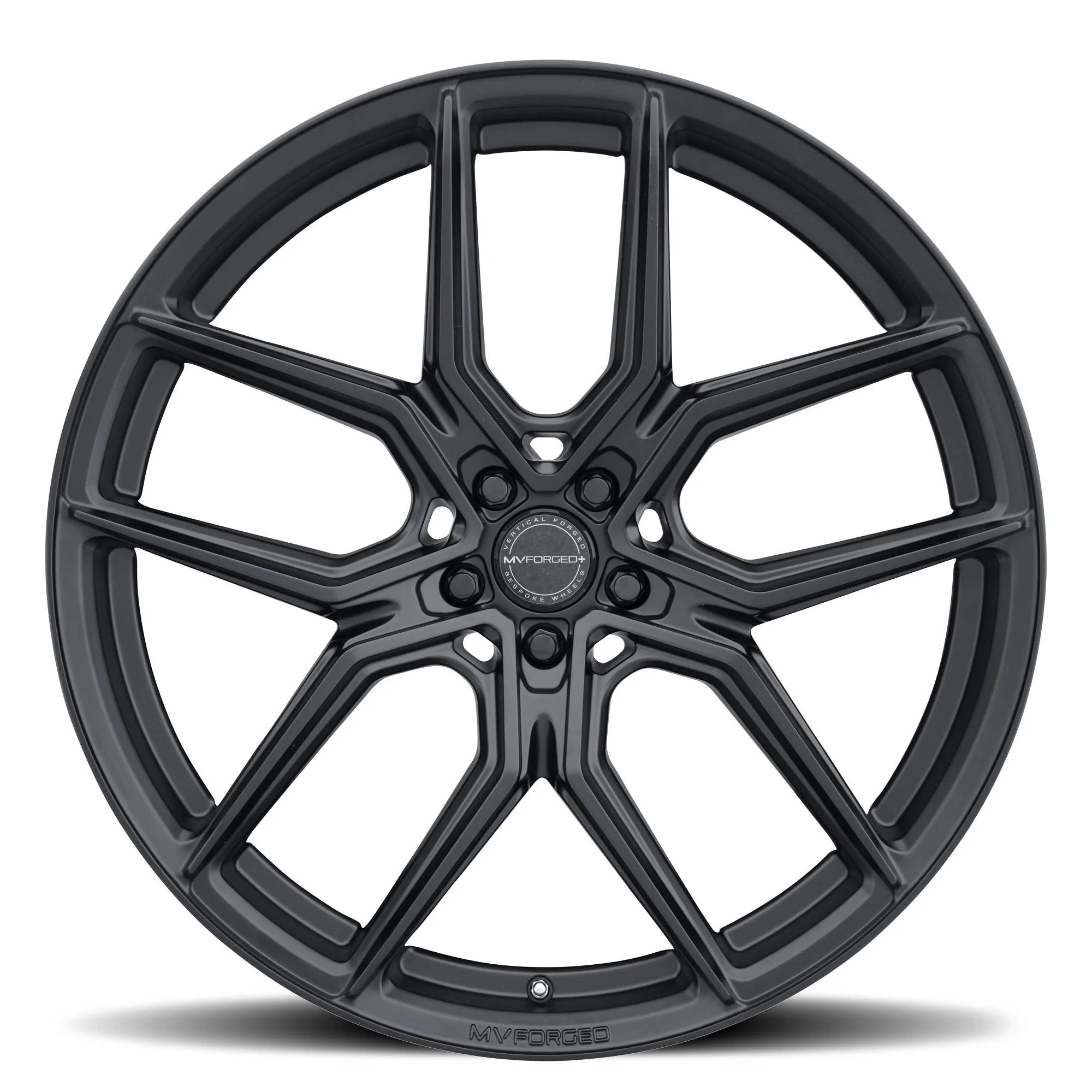 S650 Mustang New MVFORGED+ MVF5 MVF40 Vertical Forged - Wheel Designers mv-forged-wheel-5lug-matte-black-22x10-face-2000