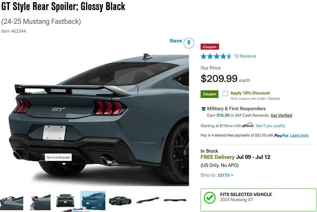 S650 Mustang Performance pack rear wing 1751467200635-2