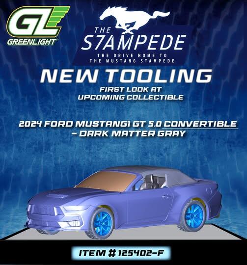 S650 Mustang First S650 2024 Ford Mustang Diecast! 1/18 Dark Horse in Carbonized Gray 1751928694018-li