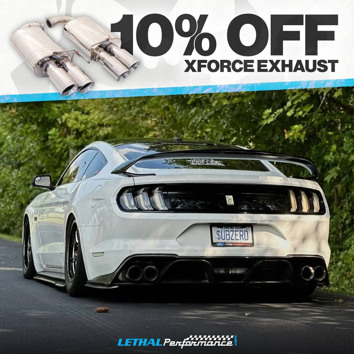 S650 Mustang Lethal Performance 2025 4th of July Sale is LIVE! xforce 10%