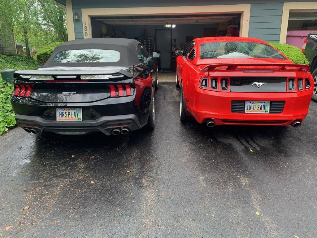 S650 Mustang Vanity License Plates IMG_7359