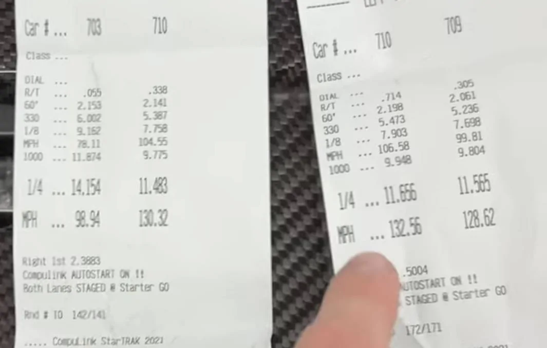 S650 Mustang S650 Whipple drag strip results IMG_8248