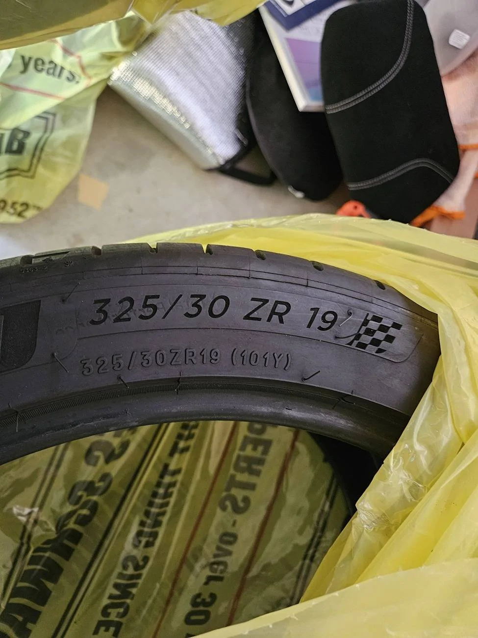 S650 Mustang 2024/25 DH/GT HP Michelin all seasons for sale | 285/35R19 for the fronts and rears and 325/30R19 | $1000 IMG-20250722-WA0007