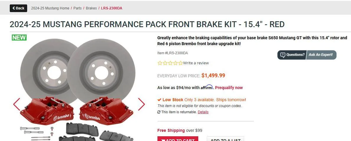 S650 Mustang Brembo Brakes upgrade 1753306229420-