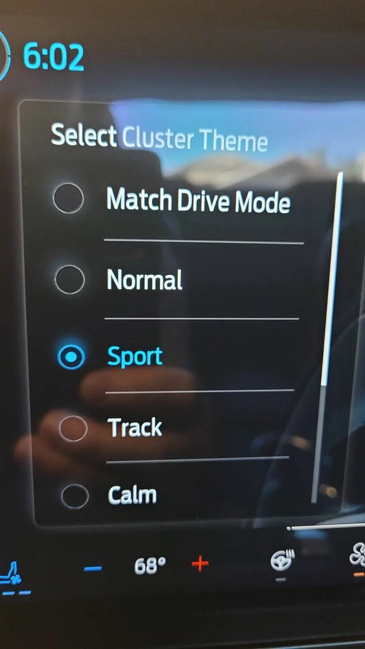 S650 Mustang Saved drive mode, Sport mode, no longer being saved 20250723_180238