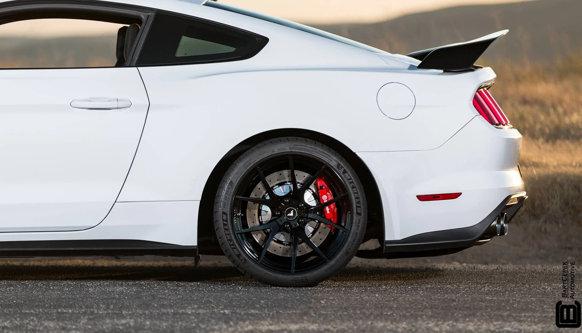 S650 Mustang 19x11 Vorsteiner VFN 501's with 305/30/19 Conti Extreme Contact tires, spacers, bolts 8J9A7996-Edit