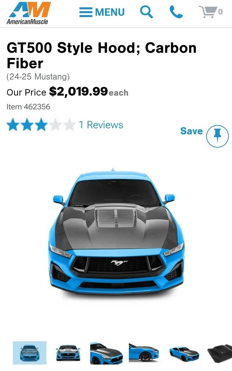 S650 Mustang I hate this hood…. more aggressive aftermarket options? Screenshot_20250726_224209_Chrom