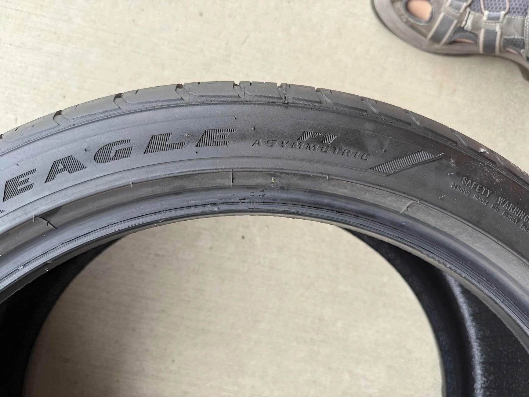S650 Mustang New 2025 OEM GT Tires: 265/35R20 Goodyear Eagle F1 Asymmetric A/S Eagle F1 Assymetric