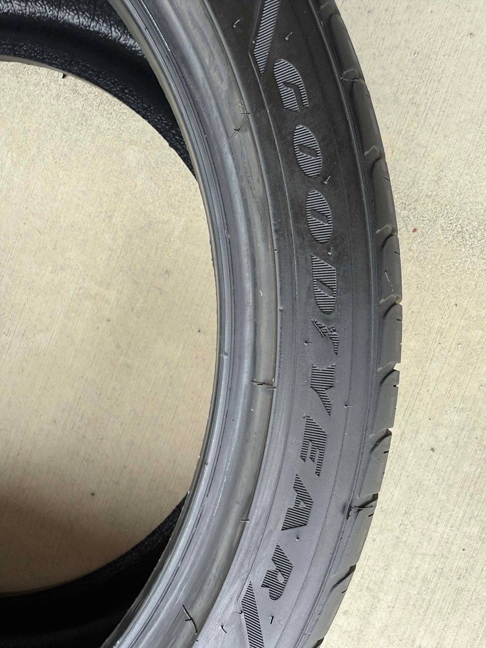 S650 Mustang New 2025 OEM GT Tires: 265/35R20 Goodyear Eagle F1 Asymmetric A/S Eagle F1 Goodyear