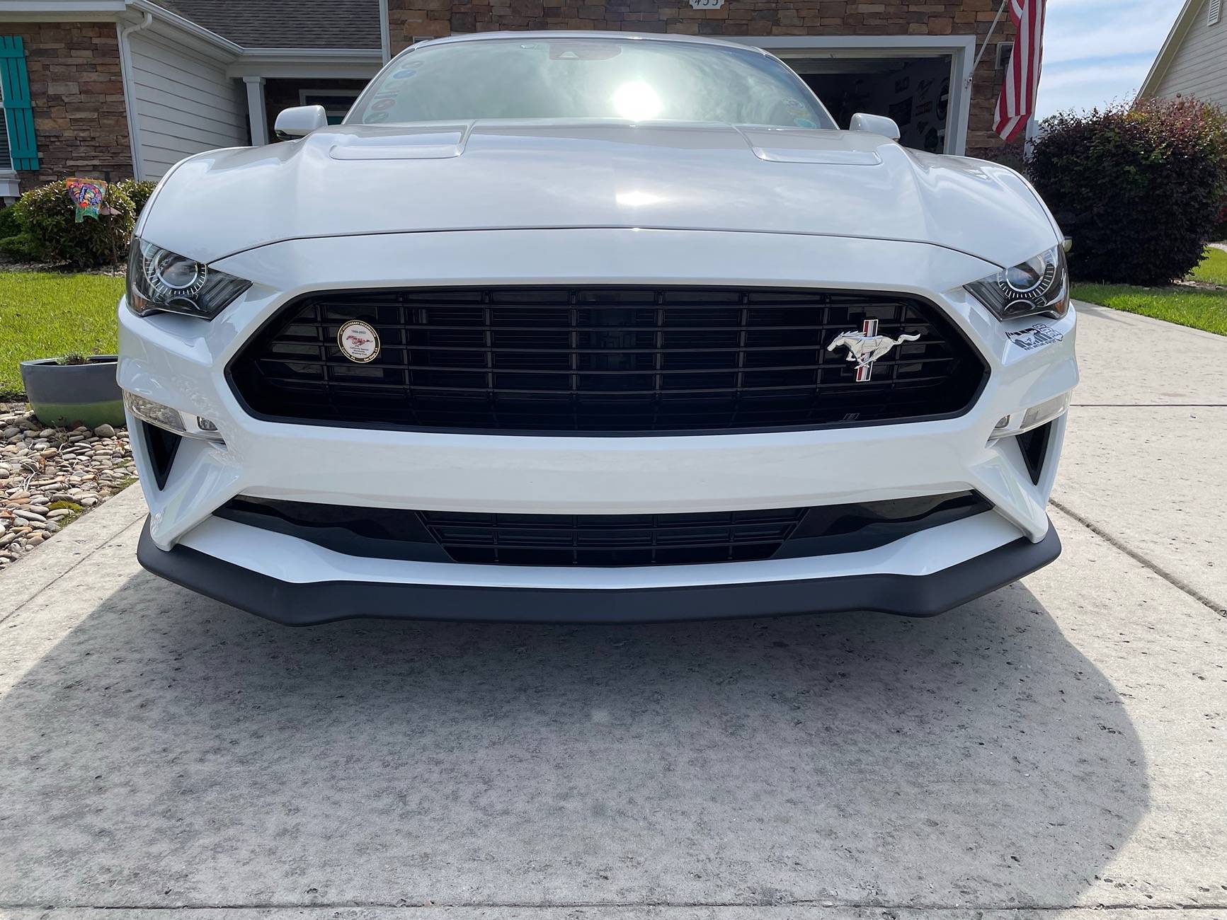 S650 Mustang Best way to make the horse on the grill go away. NMD Detailing84