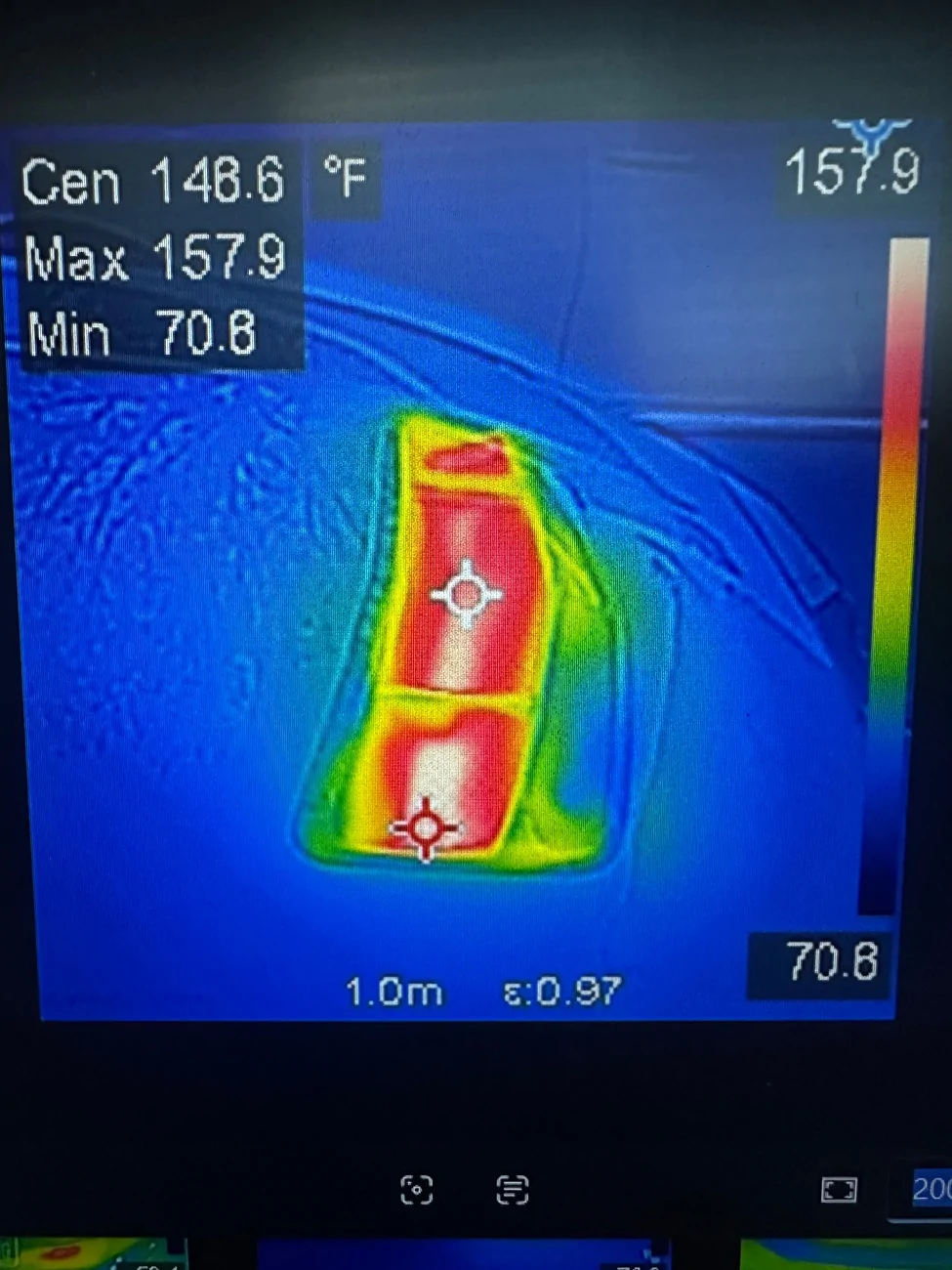 S650 Mustang Install of Shelby style hood vent with thermal pics IMG_2515