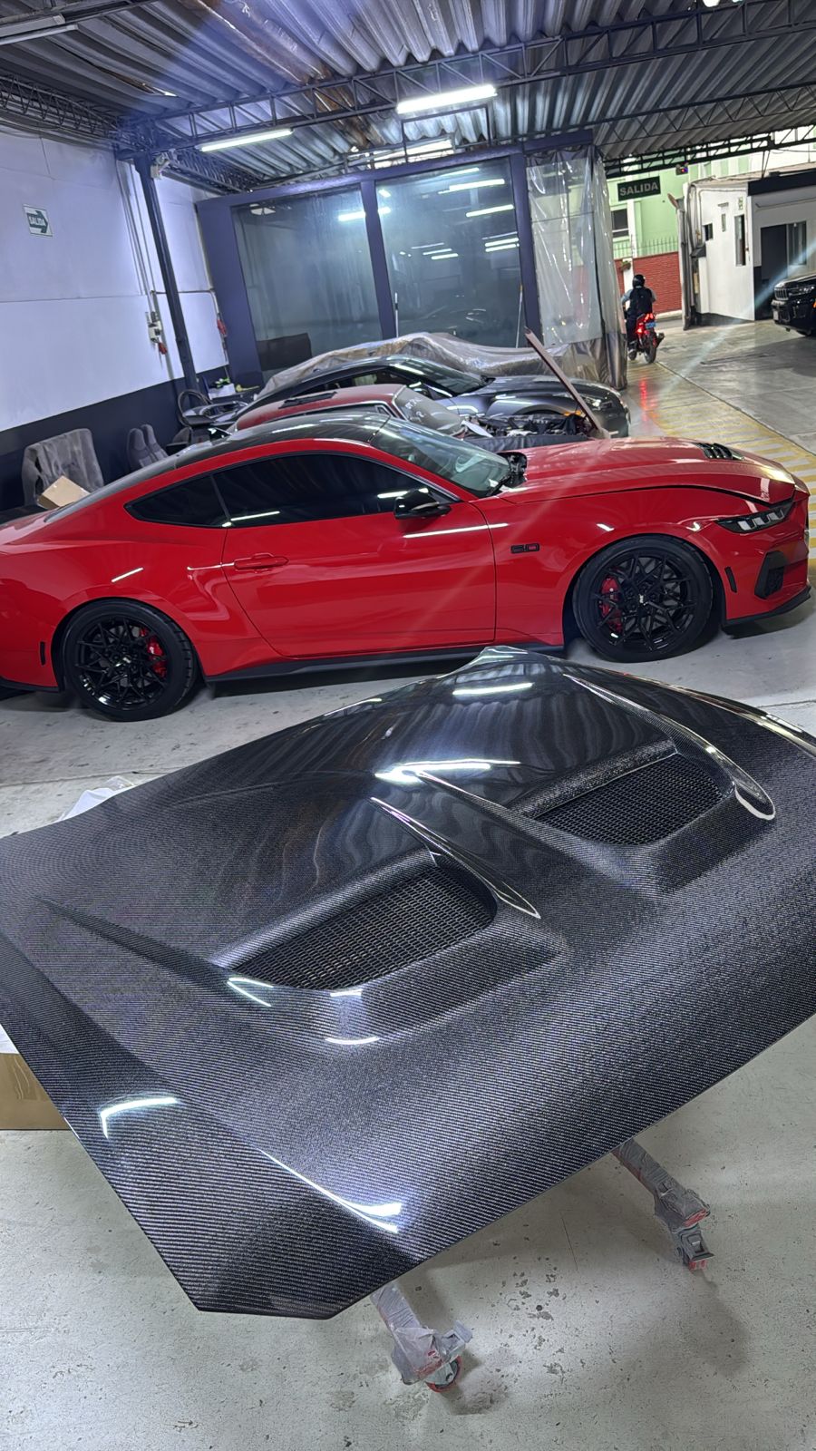 S650 Mustang Hood Pins Location 1000256476