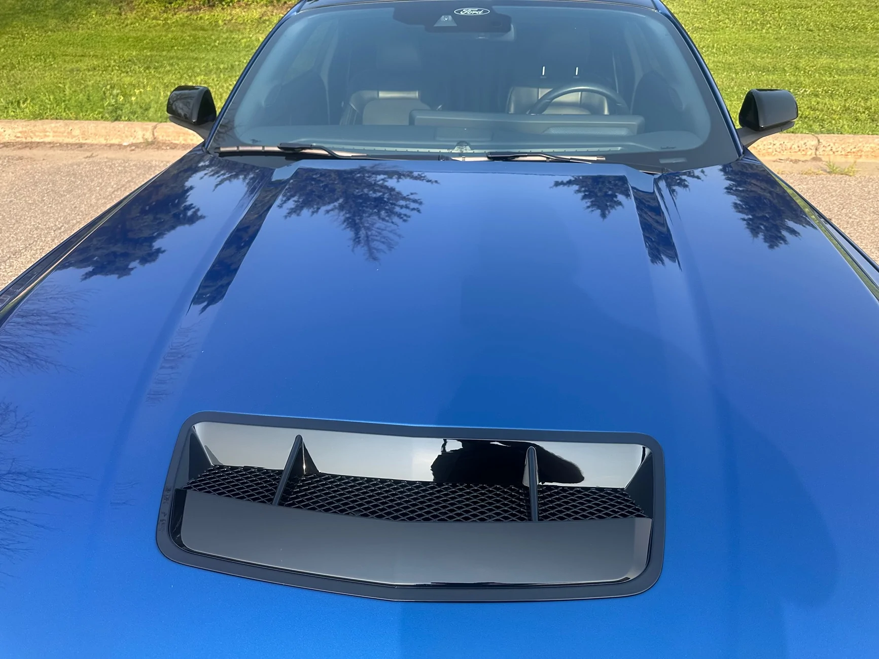 S650 Mustang Install of Shelby style hood vent with thermal pics IMG_2521