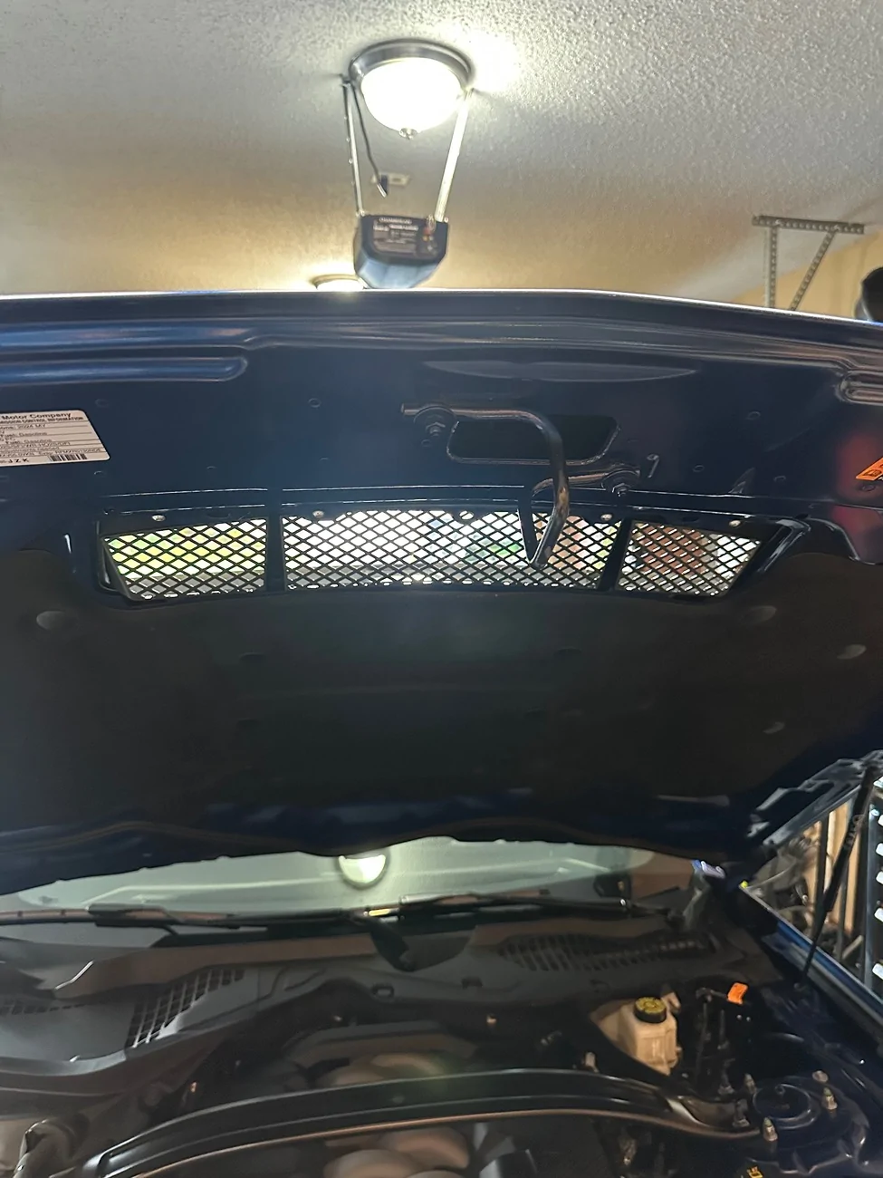S650 Mustang Install of Shelby style hood vent with thermal pics IMG_2496