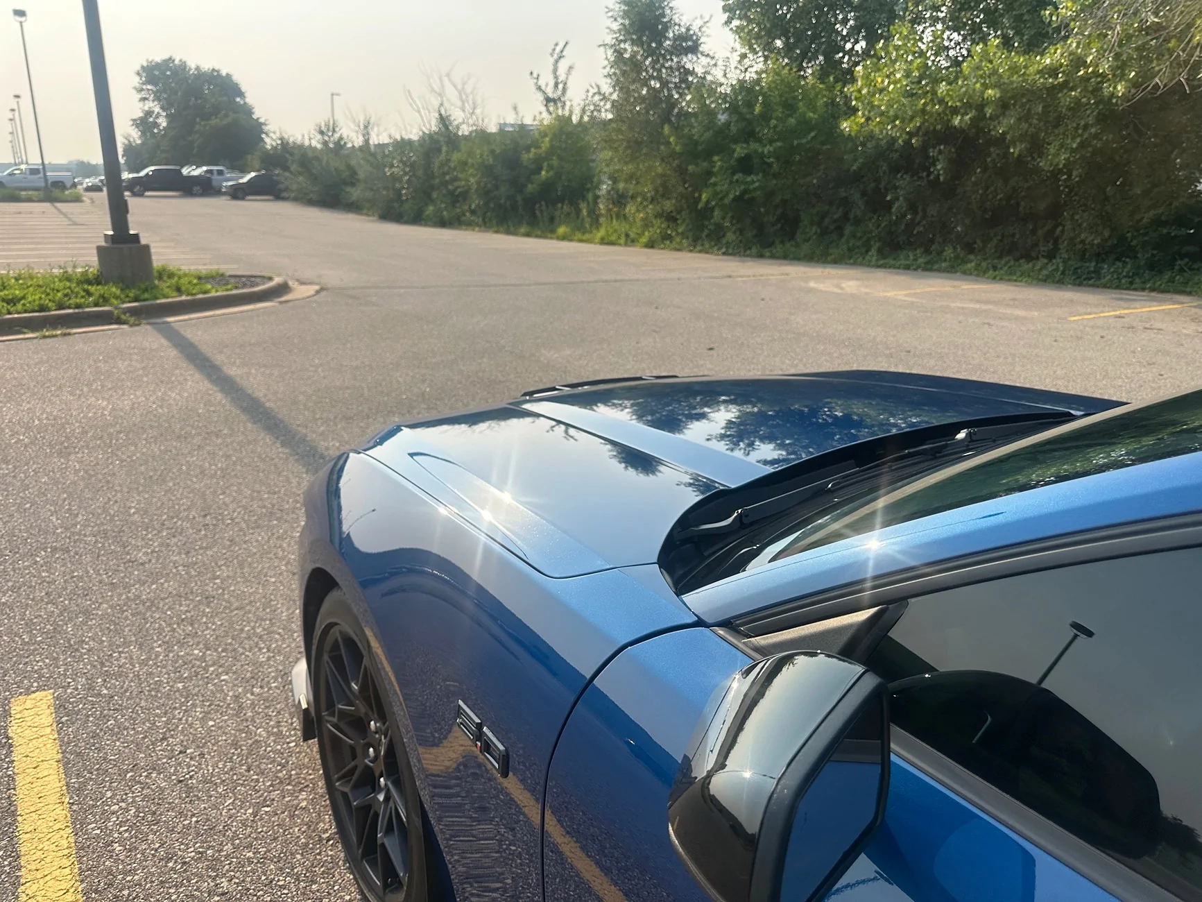 S650 Mustang Install of Shelby style hood vent with thermal pics IMG_2518