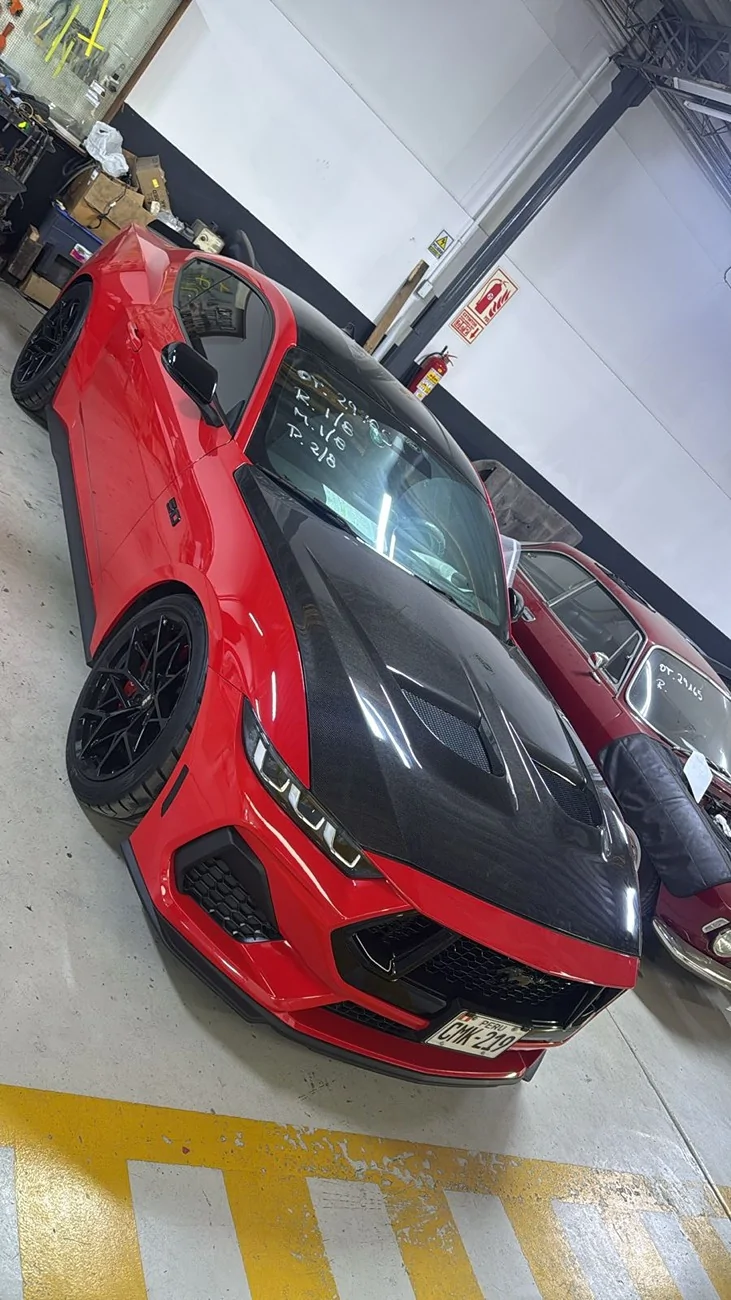 S650 Mustang Hood Pins Location 1000256872