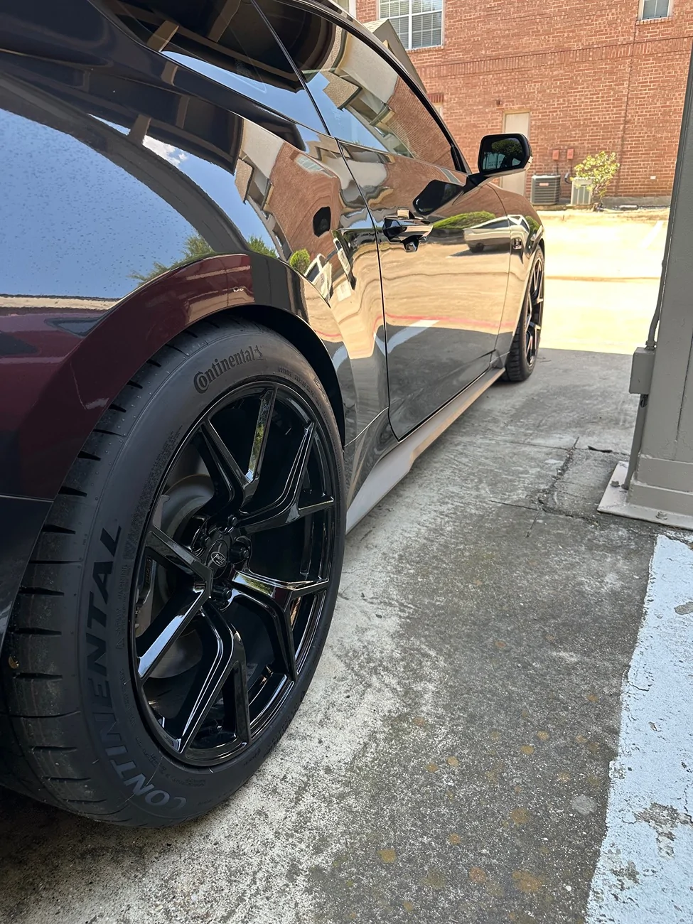 S650 Mustang Continental EC Sport 02 New Tire Size IMG_7265