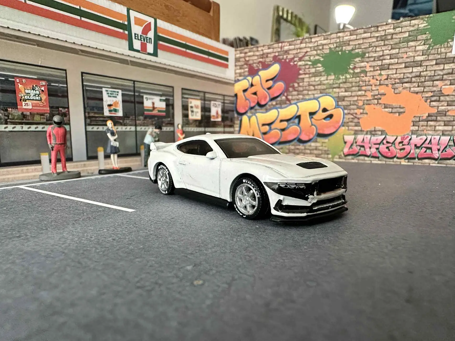 S650 Mustang First S650 2024 Ford Mustang Diecast! 1/18 Dark Horse in Carbonized Gray 1754762329358-9