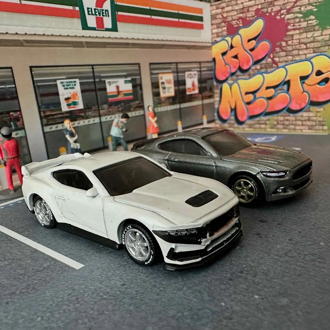 S650 Mustang First S650 2024 Ford Mustang Diecast! 1/18 Dark Horse in Carbonized Gray 1754762378397-w9