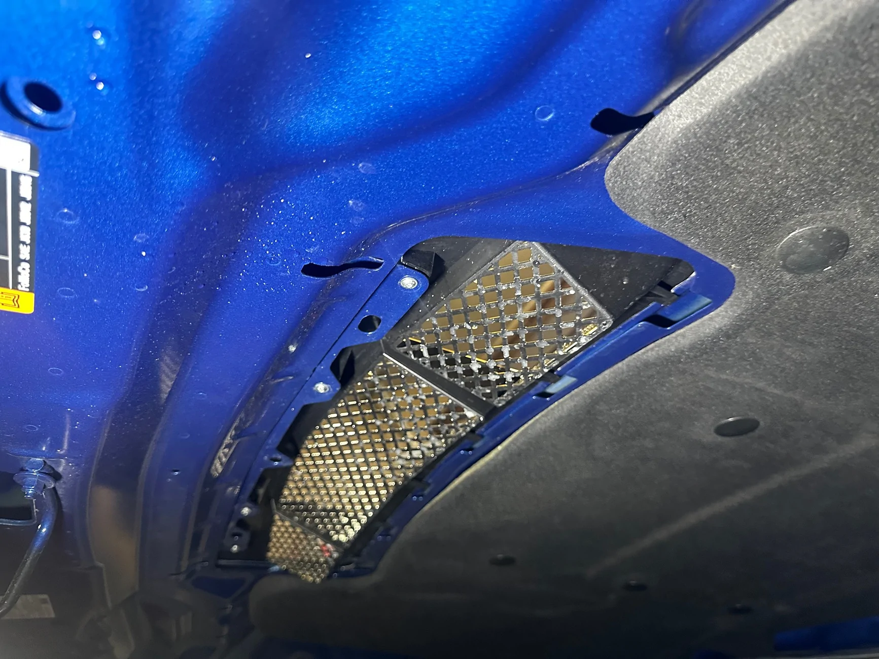 S650 Mustang Install of Shelby style hood vent with thermal pics IMG_2537