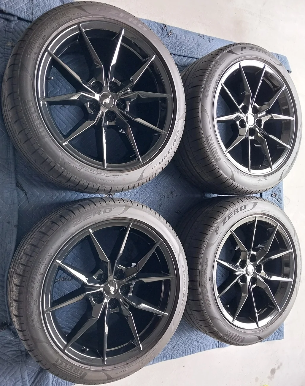 S650 Mustang '24 Dark Horse Wheels & Tires Gloss Black For Sale! 20250810_135510