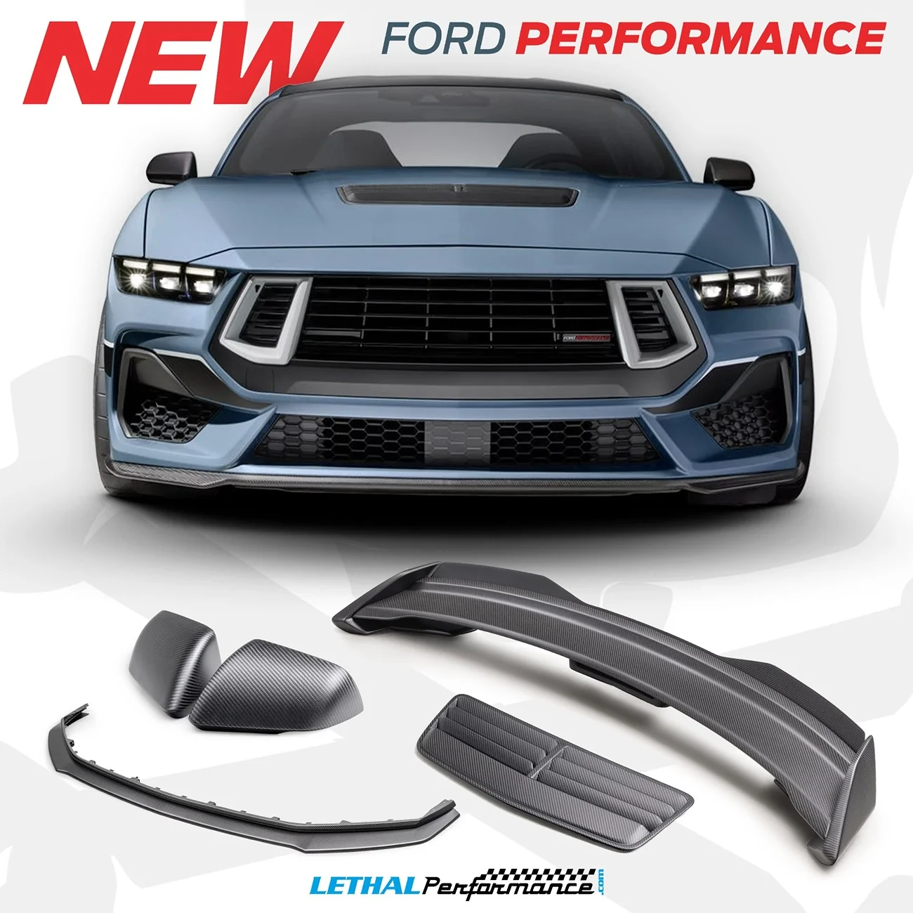 S650 Mustang 2024-2026 Ford Performance Carbon Fiber for 2024+ GT & DH! fp carbon s650
