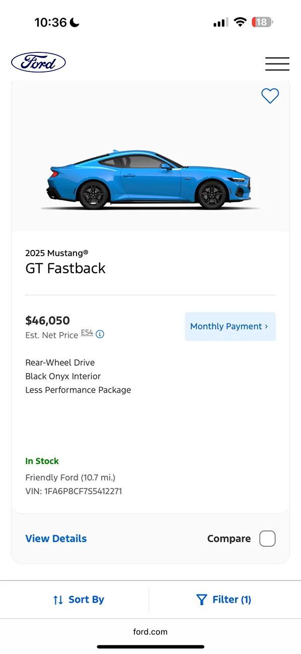 S650 Mustang Is this a good deal? 2024 GT Premium with PP IMG_2800