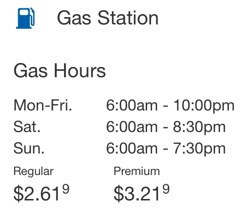 S650 Mustang Gasoline Prices IMG_7129