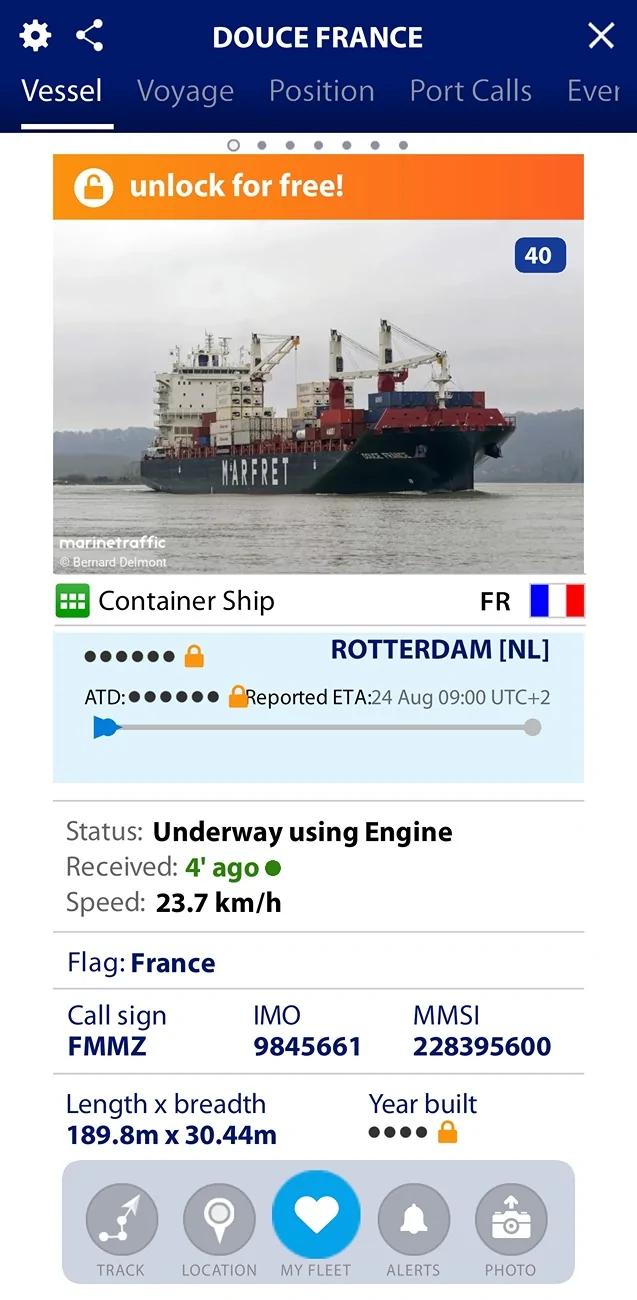 S650 Mustang Vapid Dominator GT (10R80, 401A, PP, AE, NPP, MR, Recaro) Screenshot_20250821_203350_MarineTraffic