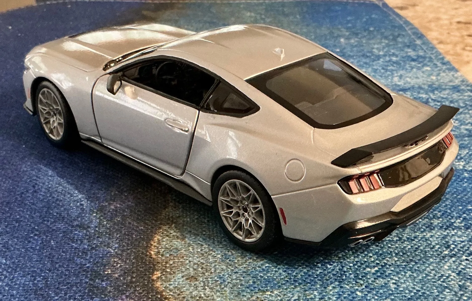 S650 Mustang First S650 2024 Ford Mustang Diecast! 1/18 Dark Horse in Carbonized Gray IMG_7281