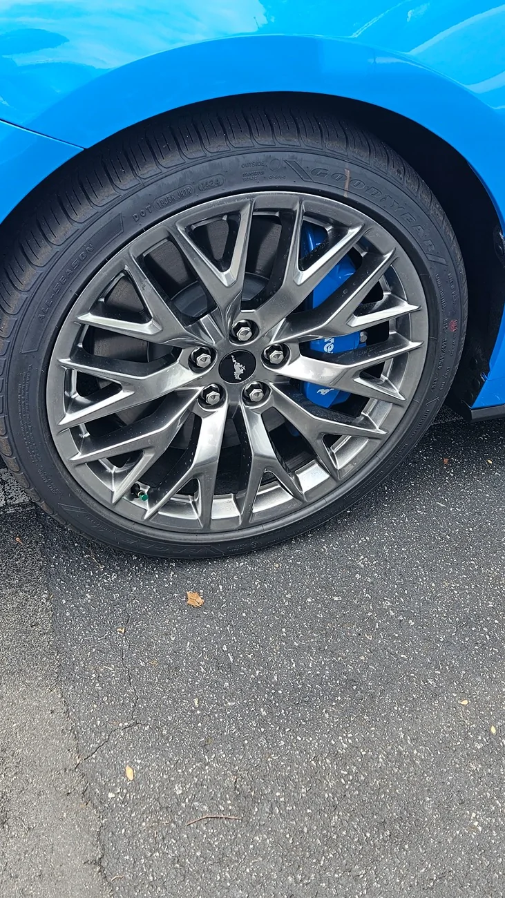 S650 Mustang Paint stock silver brakes or leave as is? 20240628_142824