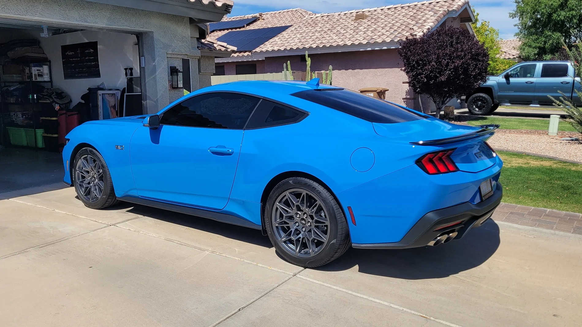 S650 Mustang Picture Help - Rear Spoiler on Vert 20250524_145420