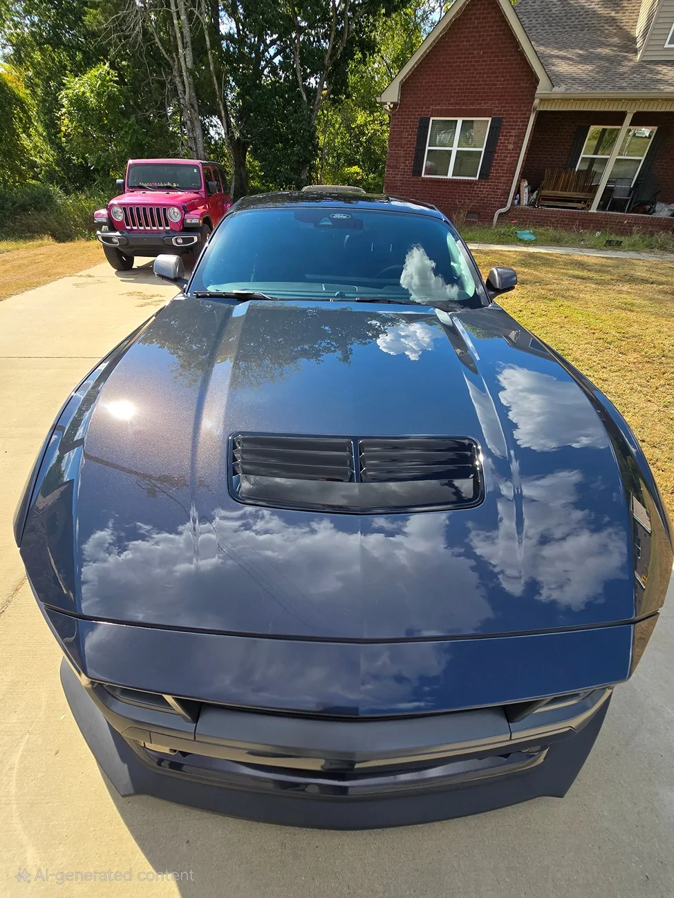 S650 Mustang Removing Dark Horse Vinyl Hood Decals 20250829_155802(1)