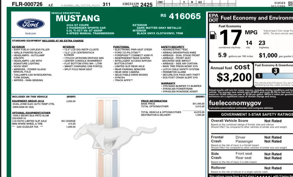 S650 Mustang Auto StartStop IMG_2027