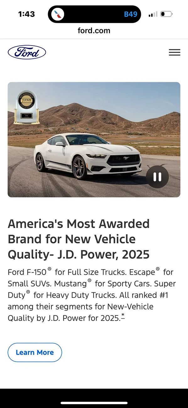 S650 Mustang Asking for a friend… JD Power IMG_7971