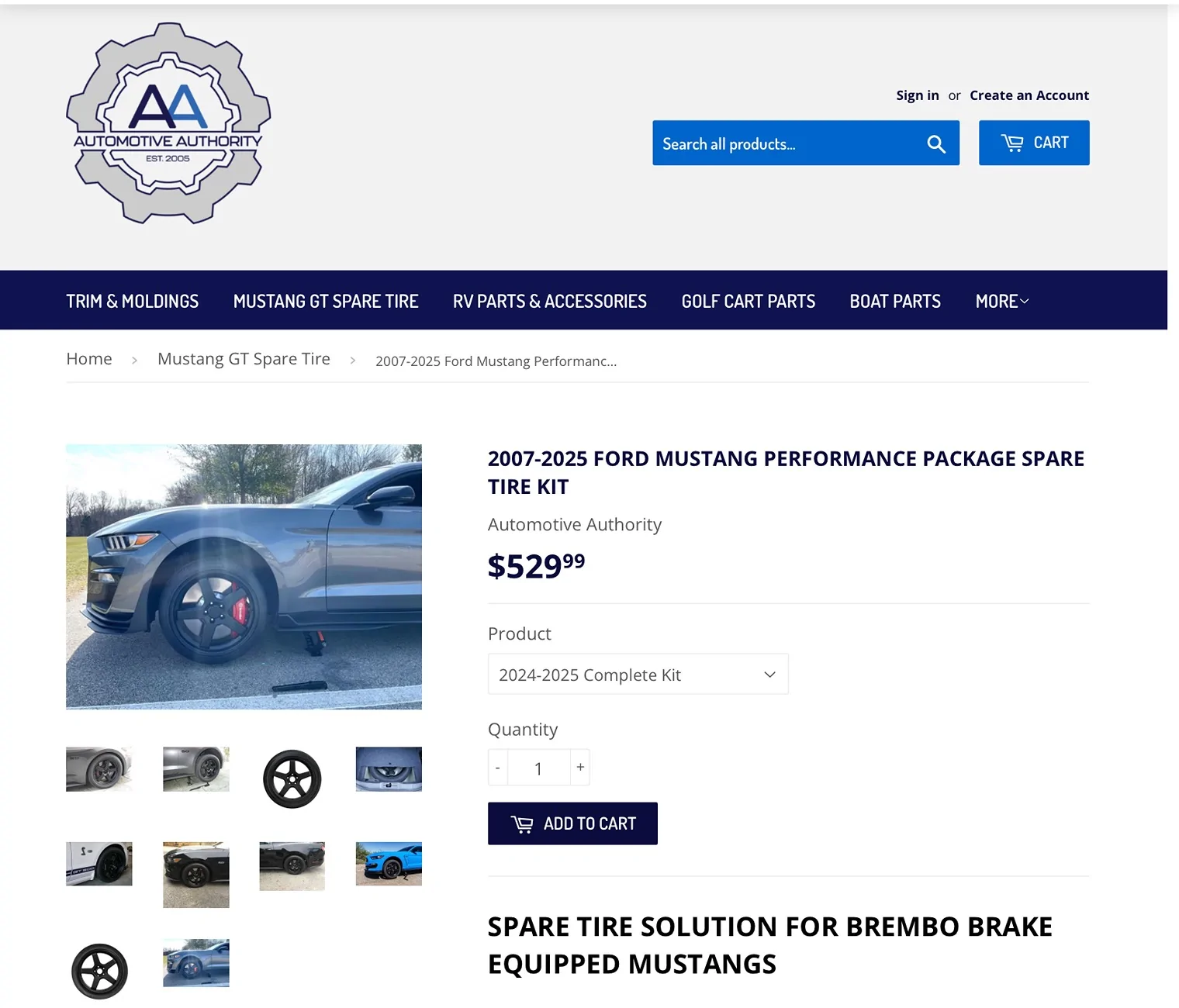 S650 Mustang Spare Tire for 24’ GT with PP IMG_7154