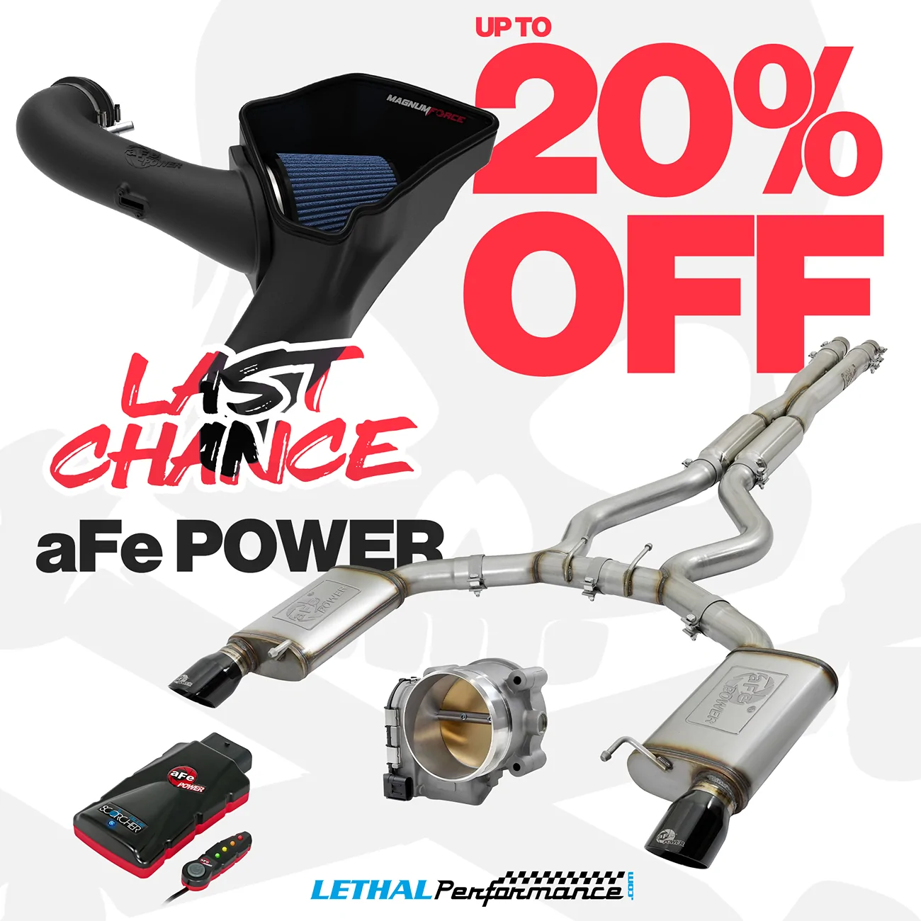 S650 Mustang LABOR DAY SALES are LIVE at Lethal Performance! afe power mustang last