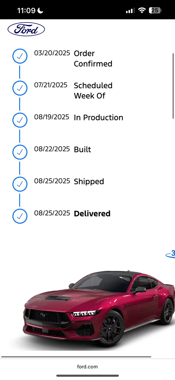S650 Mustang 2025 Mustang production delays?? IMG_5283